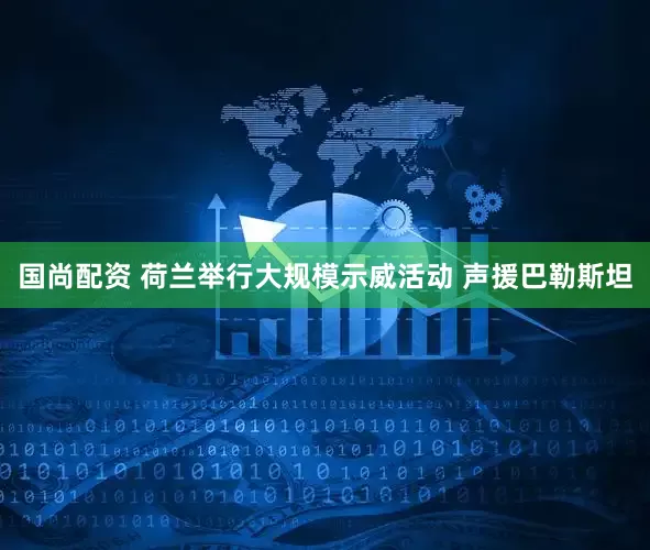 国尚配资 荷兰举行大规模示威活动 声援巴勒斯坦