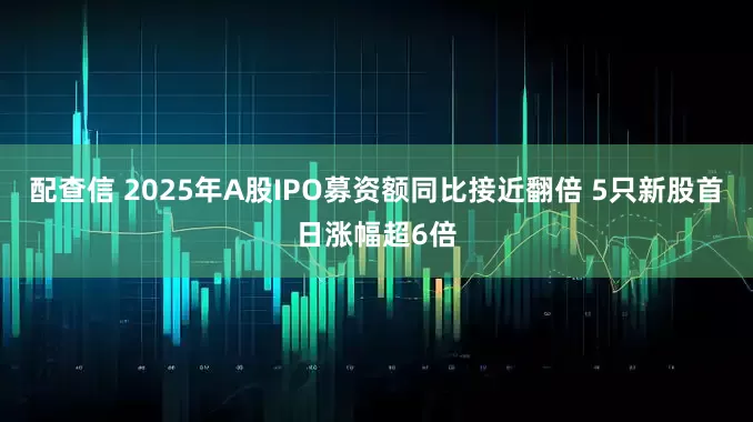 配查信 2025年A股IPO募资额同比接近翻倍 5只新股首日涨幅超6倍