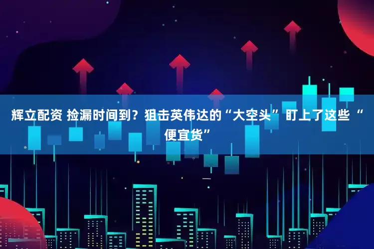 辉立配资 捡漏时间到？狙击英伟达的“大空头” 盯上了这些 “便宜货”
